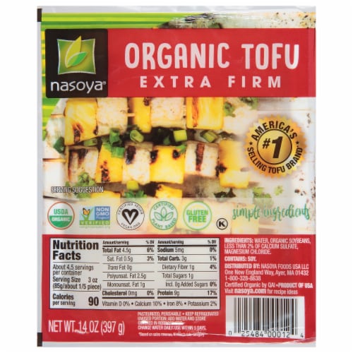 Nasoya Organic Extra Firm Tofu Perspective: front