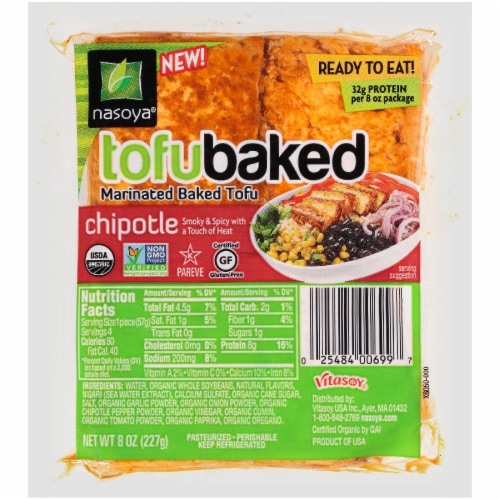 Nasoya Chipotle Baked Tofu Perspective: front