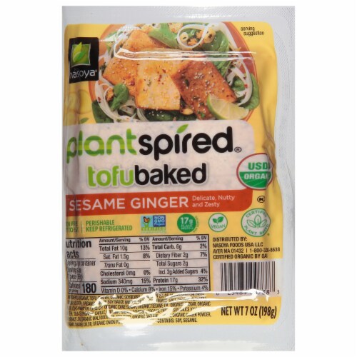 Nasoya® Sesame Ginger Tofubaked Perspective: front