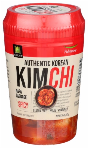 Nasoya Spicy Vegan Cabbage Kimchi Perspective: front