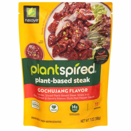 Nasoya® Plantspired® Gochujang Plant-Based Steak Perspective: front