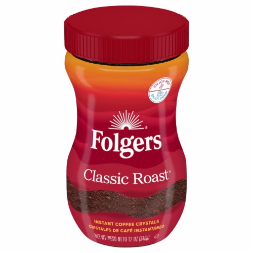 Folgers® Classic Roast Instant Coffee Perspective: front