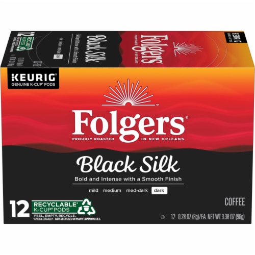 Folgers® Black Silk Dark Roast K-Cup Coffee Pods