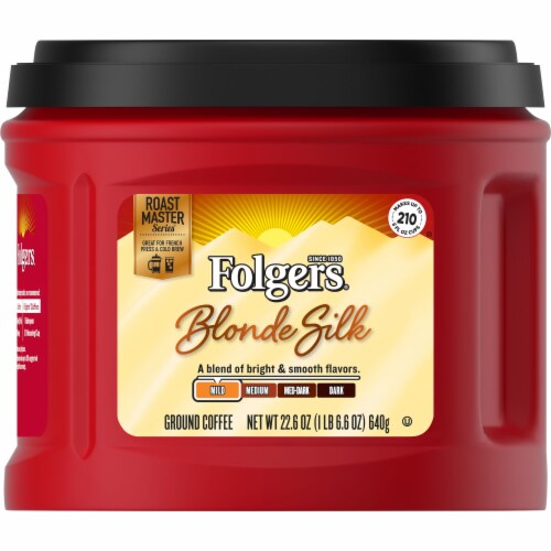 Folgers Ground Blond Silk Coffee - Light/Mild - 22.6 oz - 1 Each