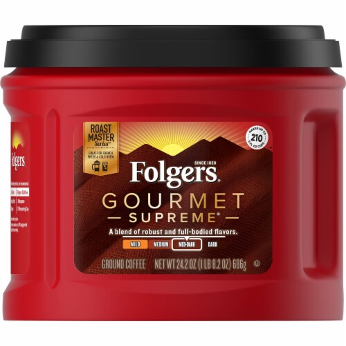 Folgers Gourmet Supreme Ground Coffee Perspective: front