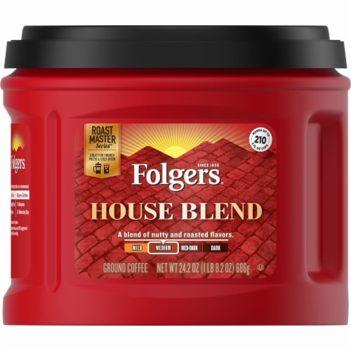 Folgers House Blend Ground Coffee Perspective: front