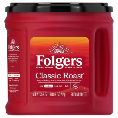 Folgers™ Medium Classic Roast® Ground Coffee Perspective: front