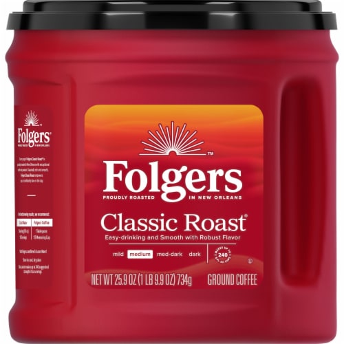 Folgers Classic Roast® Ground Coffee Perspective: front