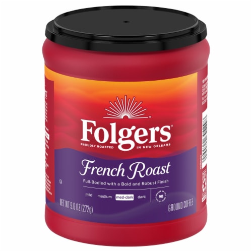 Folgers® Medium French Roast Ground Coffee Perspective: front