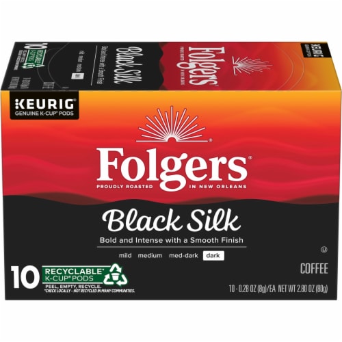 Folgers® Black Silk Coffee K-Cup® Pod Multipack Perspective: front