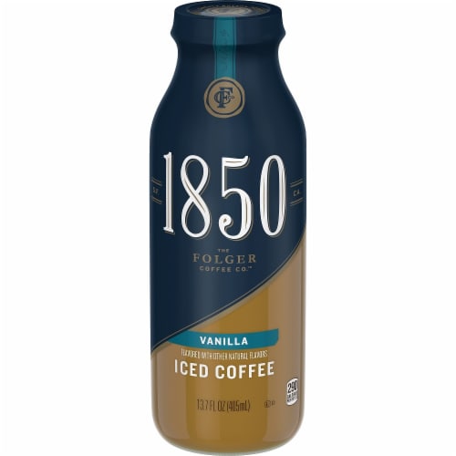 Folgers™ 1850 Vanilla Iced Coffee Perspective: front