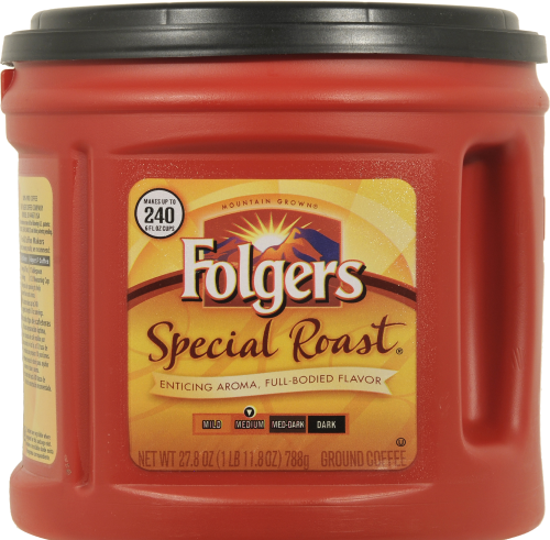 Folgers Special Roast Medium Ground Coffee Perspective: front