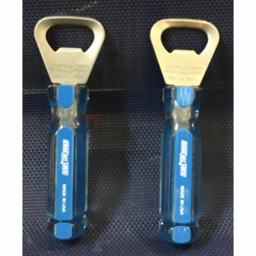 Channellock 250142 Bottle Opener & Combo Tool with Acetate Handle, Hardened Steel Perspective: front
