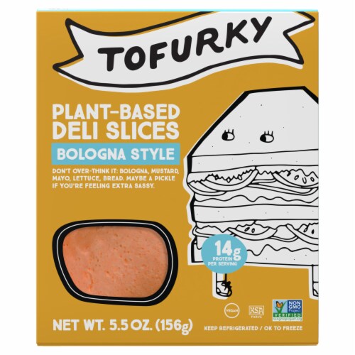 Tofurky Meatless Bologna Deli Slices Perspective: front