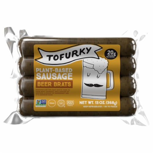 Tofurky Meatless Beer Brats Perspective: front