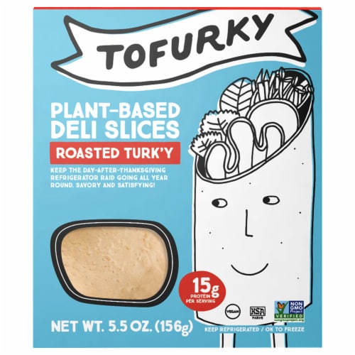 Tofurky Plant-Based Oven Roasted Deli Slices Perspective: front