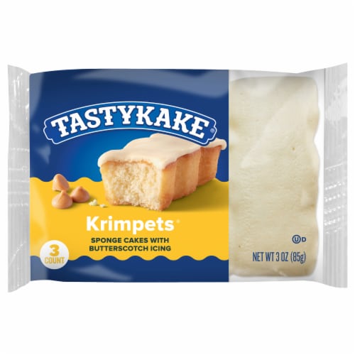 Tastykake® Butterscotch Krimpets Sponge Cakes Perspective: front