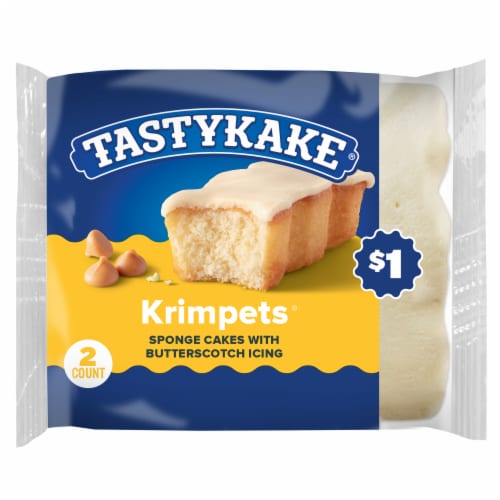 Tastykake® Krimpets® Sponge Cake with Butterscotch Icing Perspective: front