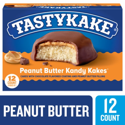 Tastykake Chocolate Kandy Kakes Chocolate Creme Filled Snack Cakes Perspective: front