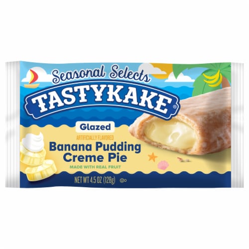 Tastykake Glazed Banana Pudding Creme Pie, 4.5 oz Fry’s Food Stores