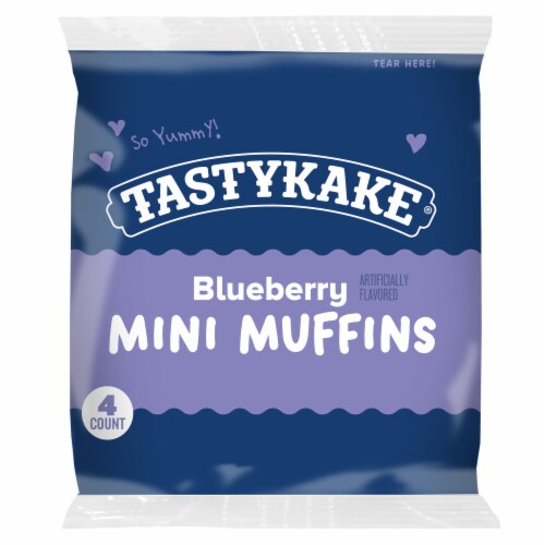 Tastykake® Blueberry Mini Muffins Perspective: front