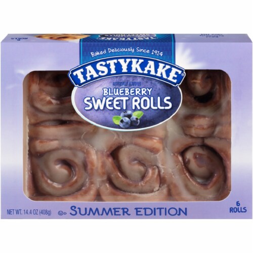 Tastykake® Blueberry Sweet Rolls Perspective: front