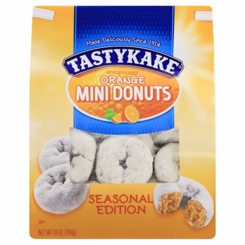 Tastykake Orange Mini Donuts Perspective: front