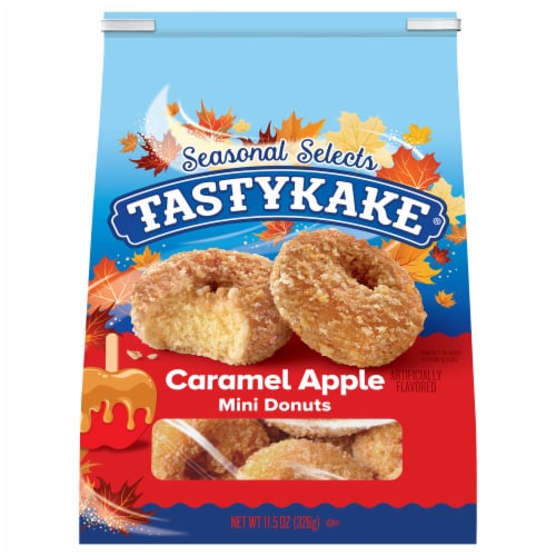 Tastykake Caramel Apple Mini Donuts Perspective: front