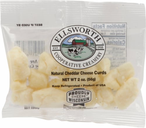 EllsWorth Cooperative Creamery™ Natural Cheddar Cheese Curds Perspective: front