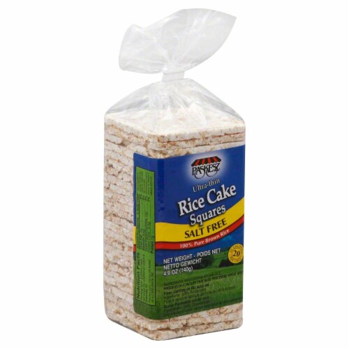 Paskesz Salt Free Rice Cake Squares Perspective: front