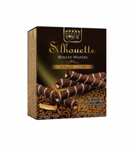 Paskesz Silhouette Eclair Lined Rolled Wafers Perspective: front