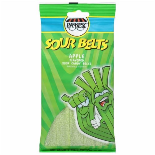 Paskesz® Apple Sour Belts Perspective: front