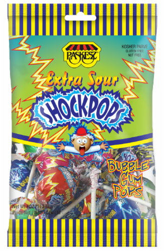 Paskesz Extra Sour Shockpops Perspective: front