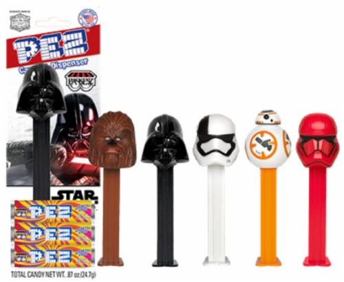 Paskesz® PEZ® Star Wars Candy & Dispenser Perspective: front