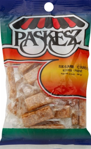 Paskesz Sesame Candy Perspective: front
