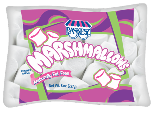 Paskesz Fat Free Marshmallows Perspective: front