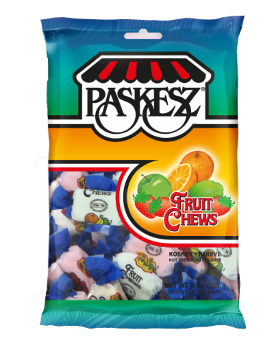 Paskesz Fruit Chew Taffy Perspective: front
