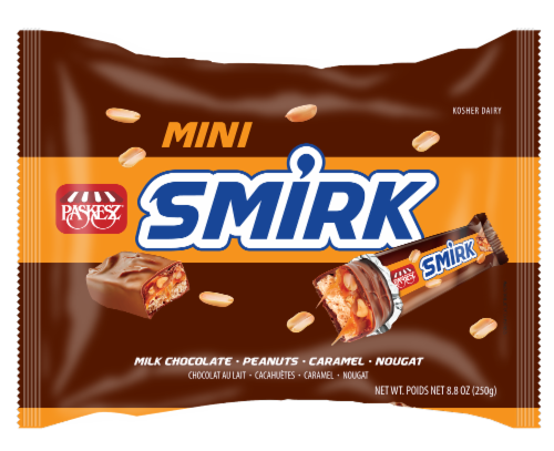 Paskesz Mini Smirk Milk Chocolate Candy Bars, 8.8 oz - Kroger