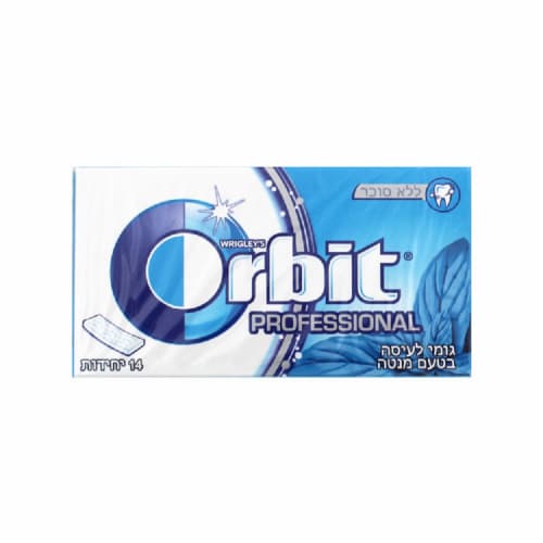 Orbit Peppermint Gum Perspective: front
