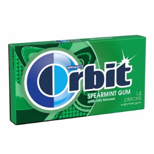 Orbit Spearmint Gum Perspective: front
