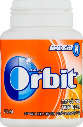 Orbit Orange Gum Perspective: front