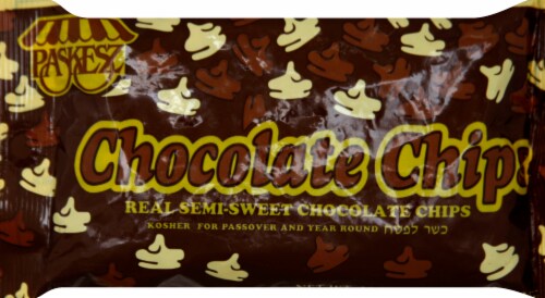 Paskesz Semi Sweet Chocolate Chips Perspective: front