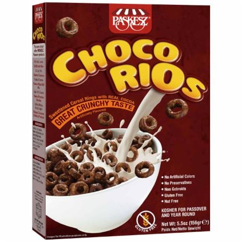 Paskesz Choco Rios Cereal Perspective: front