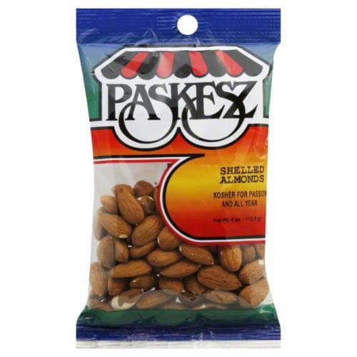Paskesz Shelled Almonds Perspective: front