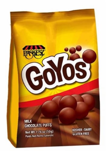 Paskesz Goyos Milk Chocolate Puffs Perspective: front