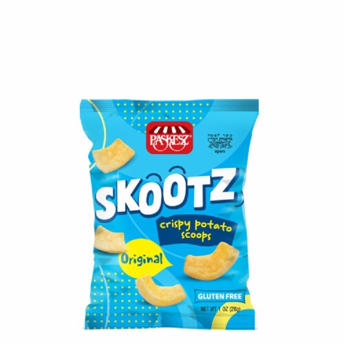 Paskesz Skootz Original Potato Snacks Perspective: front