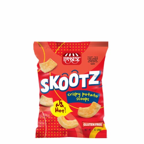 Paskesz Skootz Hot Potato Snacks Perspective: front