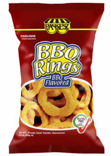 Paskesz BBQ Onion Rings Perspective: front