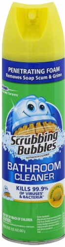Scrubbing Bubbles Lemon Bathroom Cleaner Perspective: front