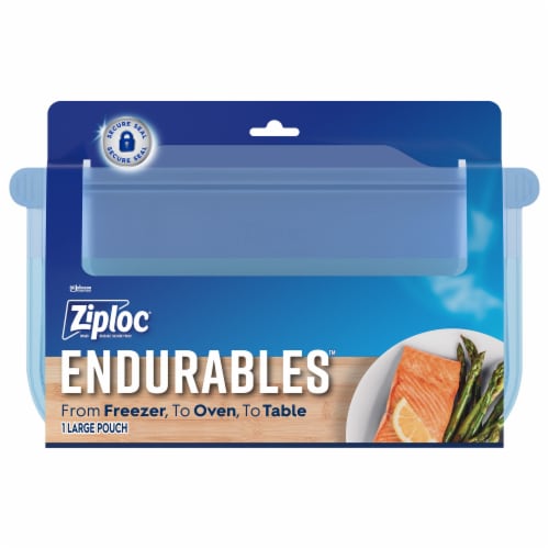 Ziploc® Endurables Large Pouch Reusable Silicone Press To Seal Food Storage  Container, 1 pk - Fry's Food Stores